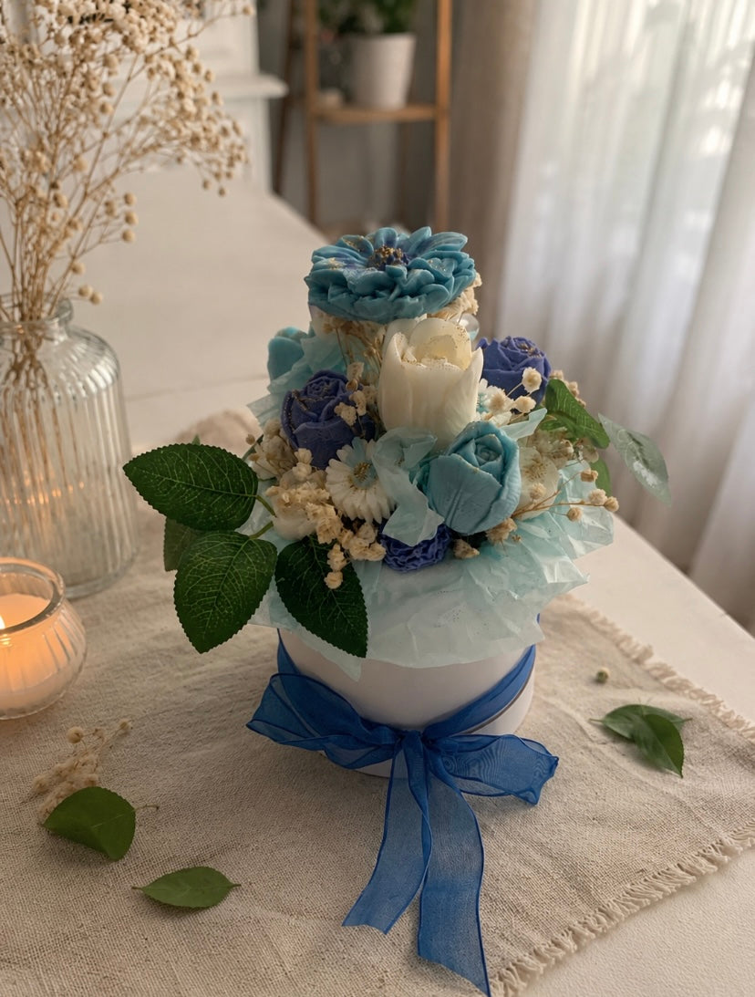 Bouquet de fondants parfumés - Fleur de coton - 350g