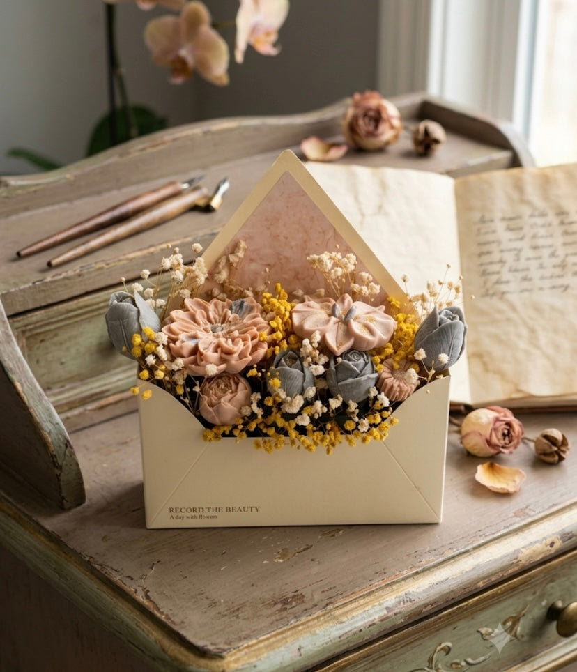 Lettre fleurie
