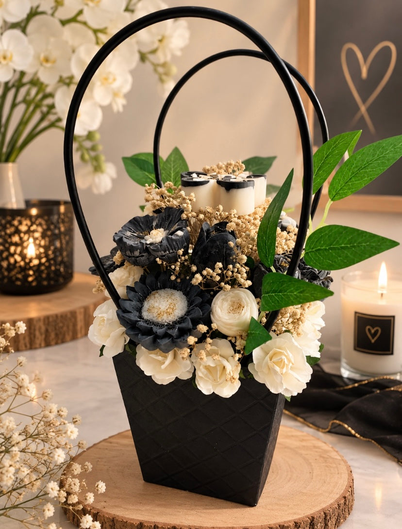 Bouquet de fondants parfumés Vanille épicée – Cire de soja – 320 g