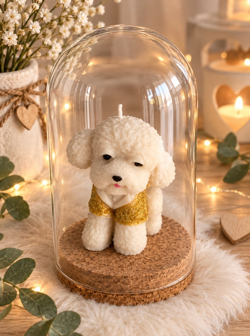 Petit chien sous verre 40g