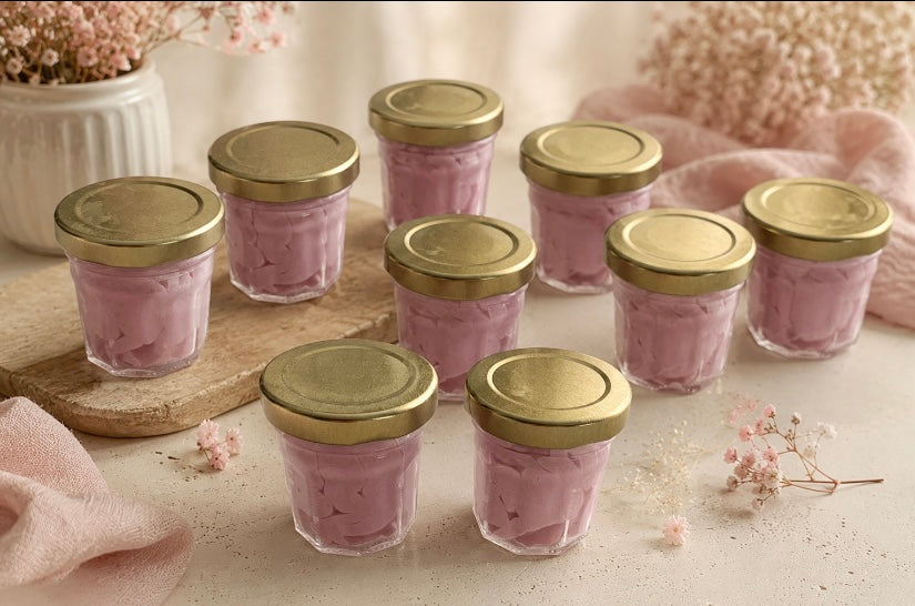 Petit pot bougie soja/coco – Parfum au choix – 20g